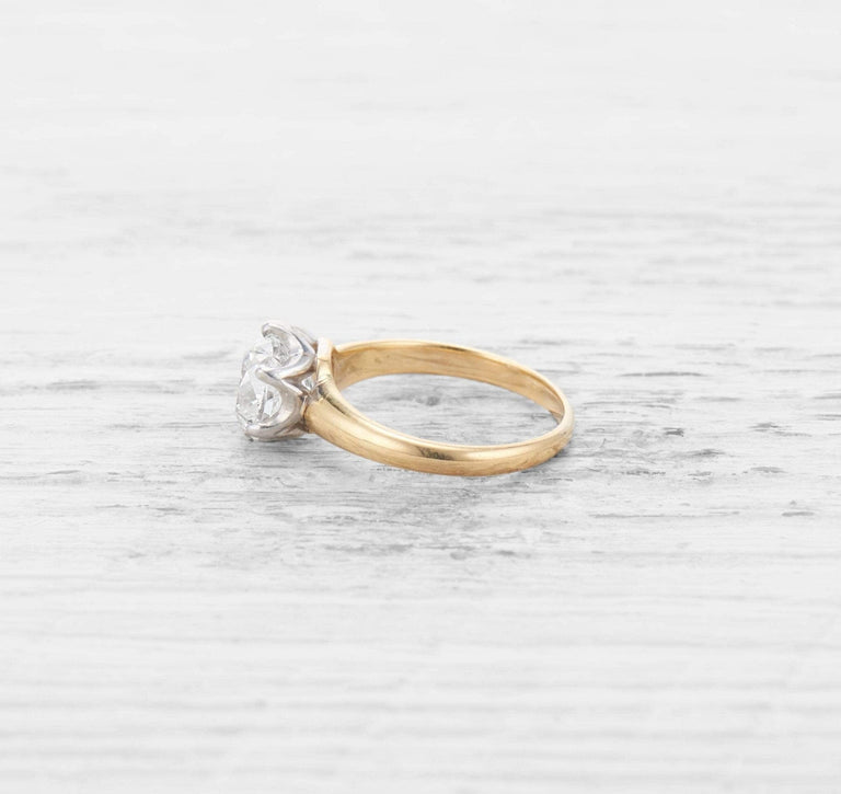 2.08 CARAT VICTORIAN DIAMOND SOLITAIRE ENGAGEMENT RING