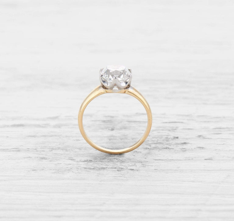 2.08 CARAT VICTORIAN DIAMOND SOLITAIRE ENGAGEMENT RING
