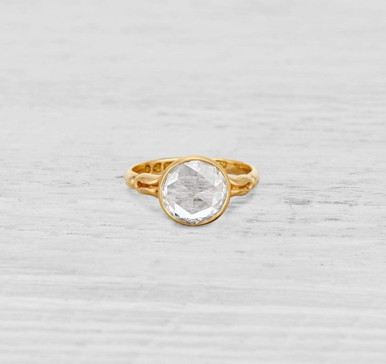 2.11 CARAT ANTIQUE DIAMOND ENGAGEMENT RING