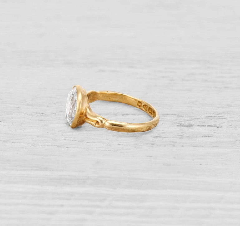 2.11 CARAT ANTIQUE DIAMOND ENGAGEMENT RING