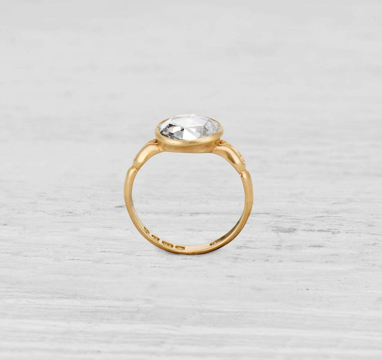 2.11 CARAT ANTIQUE DIAMOND ENGAGEMENT RING