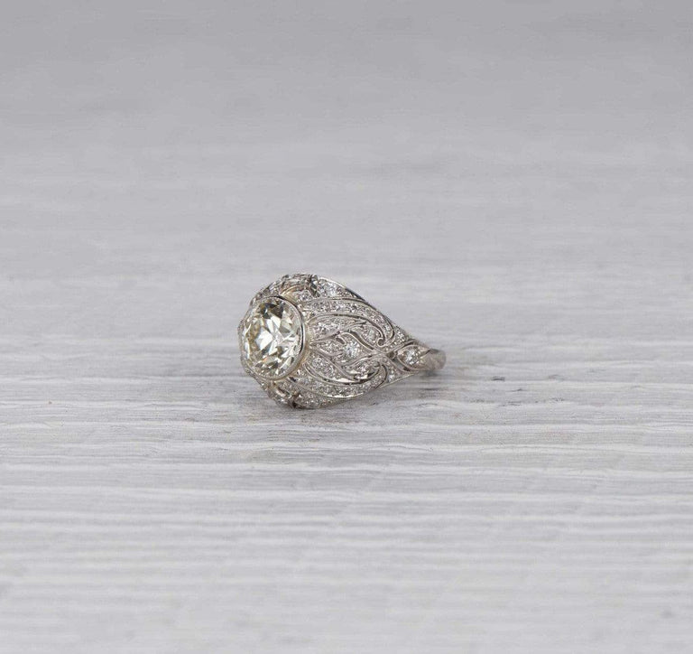 2.25 Carat Edwardian Diamond Engagement Ring