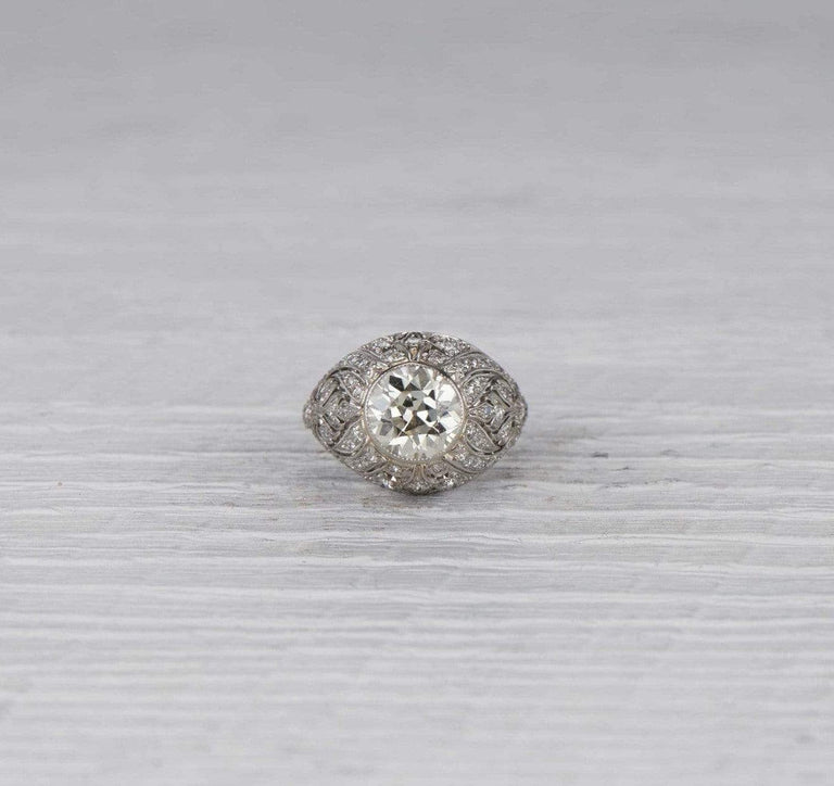 2.25 Carat Edwardian Diamond Engagement Ring