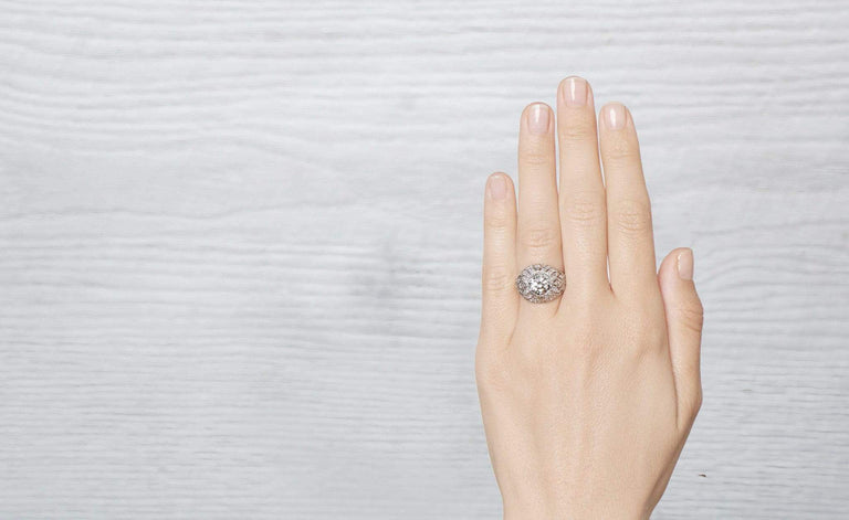 2.25 Carat Edwardian Diamond Engagement Ring