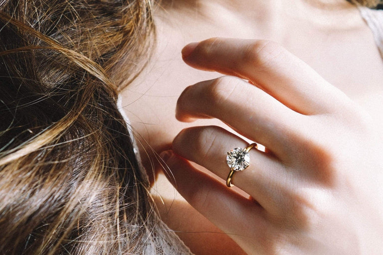 2.40 CARAT ANTIQUE DIAMOND SOLITAIRE ENGAGEMENT RING