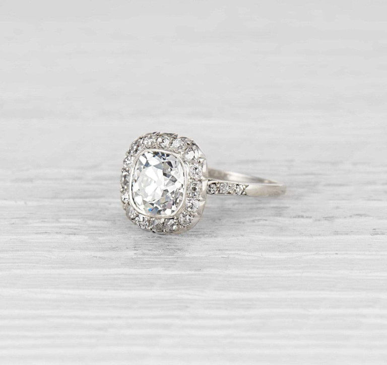 2.56 Carat Edwardian Engagement Ring