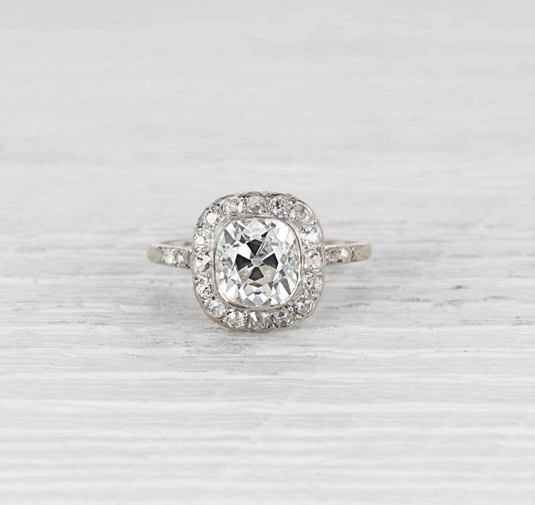 2.56 Carat Edwardian Engagement Ring