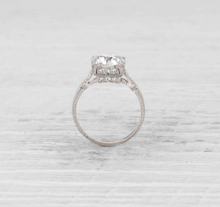 2.70 Carat Edwardian Diamond Engagement Ring