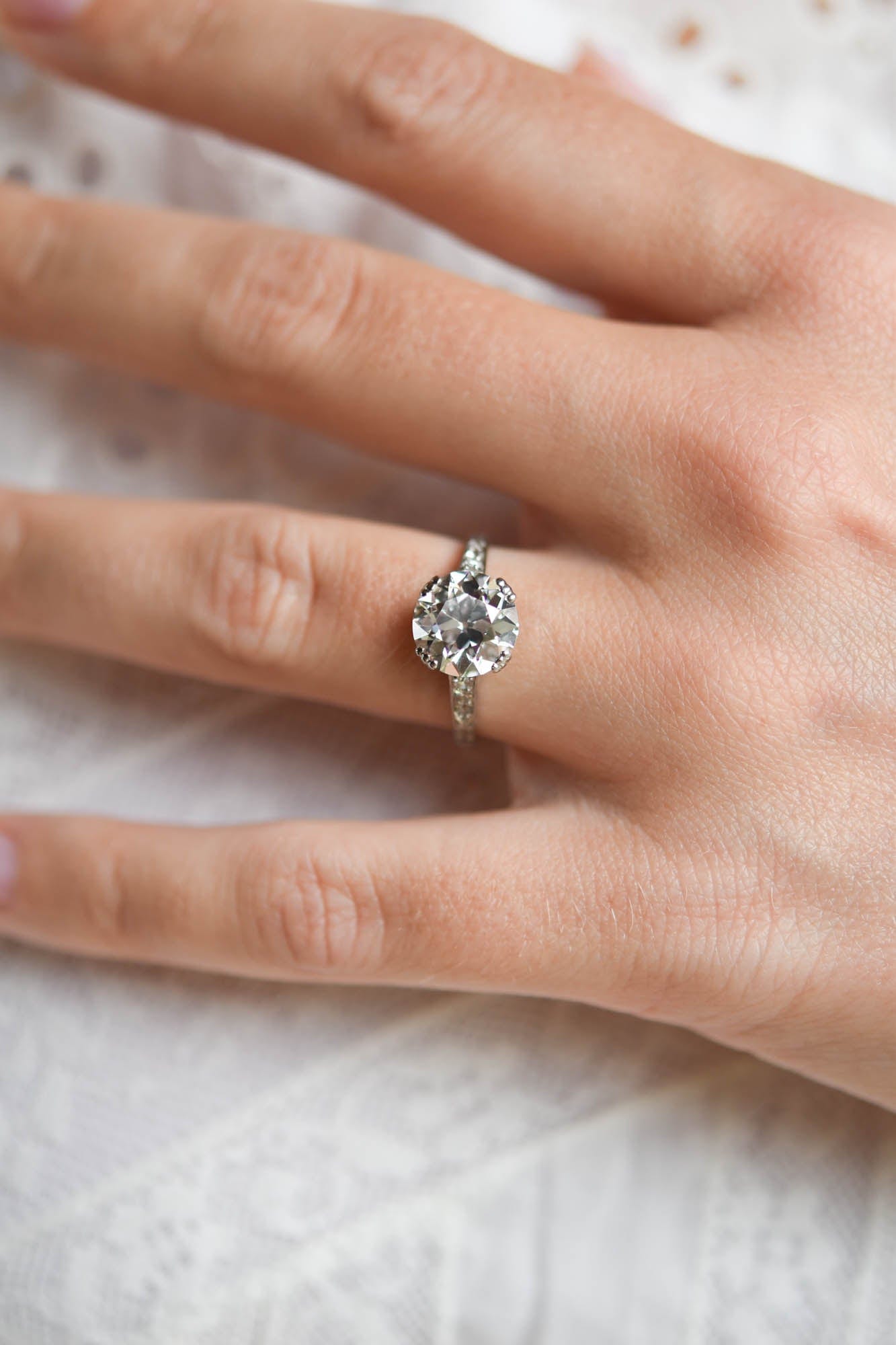 2.70 Ct Tiffany & Co. Vintage Engagement Ring 1920s – Erstwhile