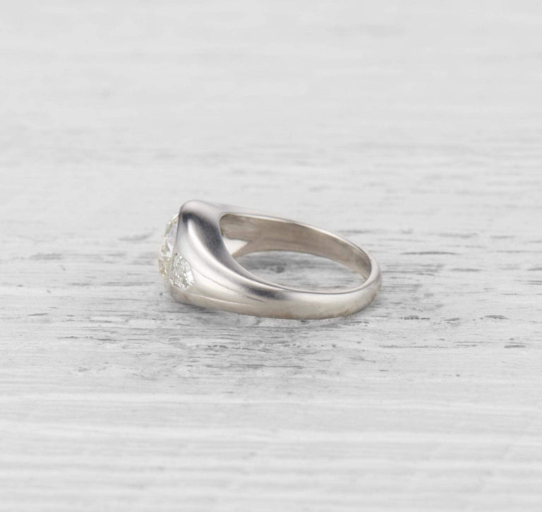 2.75 CARAT LATE ART DECO DIAMOND RING