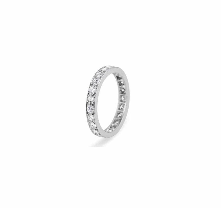 2.80 Carat Brilliant Cut Diamond Eternity Band