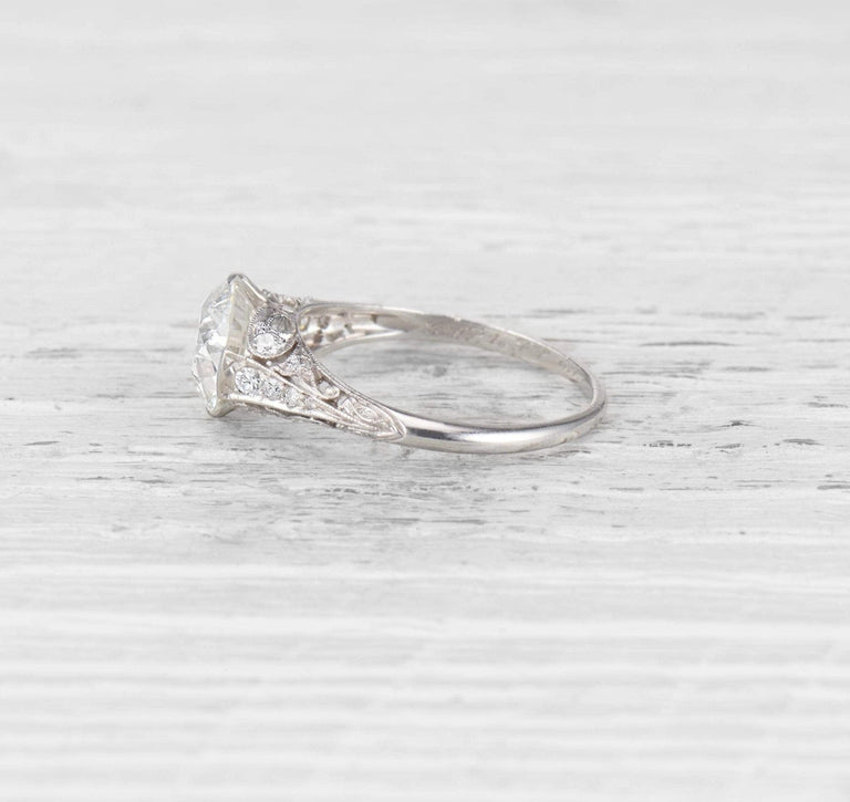 2.81 CARAT EDWARDIAN TIFFANY & CO ENGAGEMENT RING
