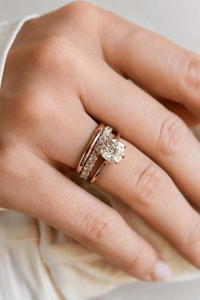 2.05 Ct Old Mine Cushion Cut Diamond Solitaire 18K Engagement Ring