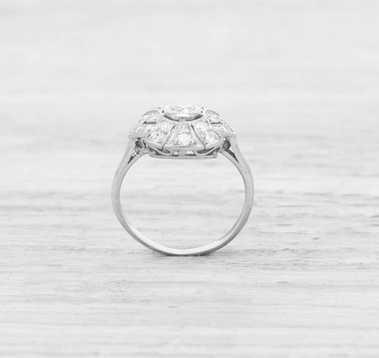 .20 CARAT ART DECO DIAMOND ENGAGEMENT RING