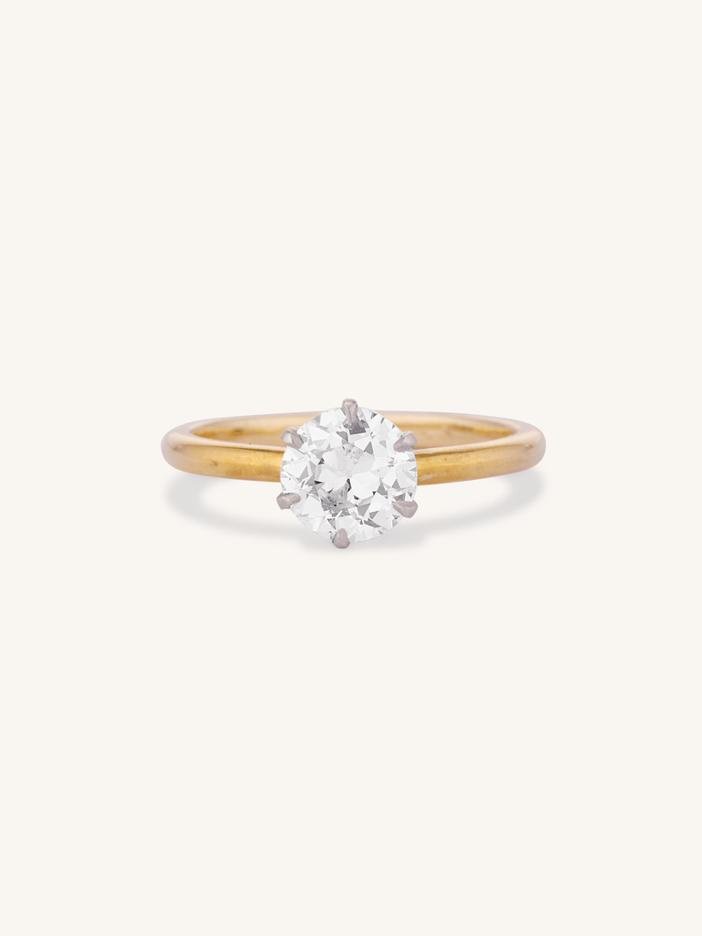 Tiffany & Co. 1.18 Old European Solitaire Vintage Engagement Ring