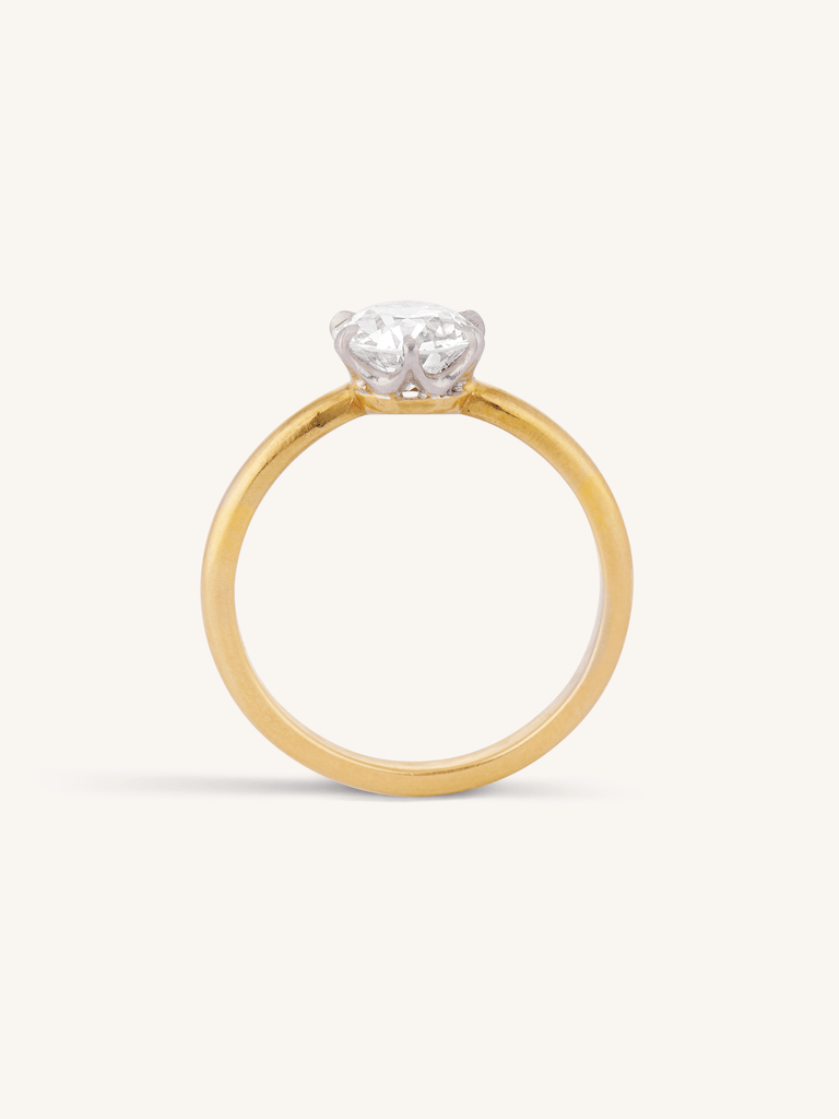 Tiffany & Co. Victorian 1.33 Carat Old European Cut Diamond Solitaire Antique Engagement Ring