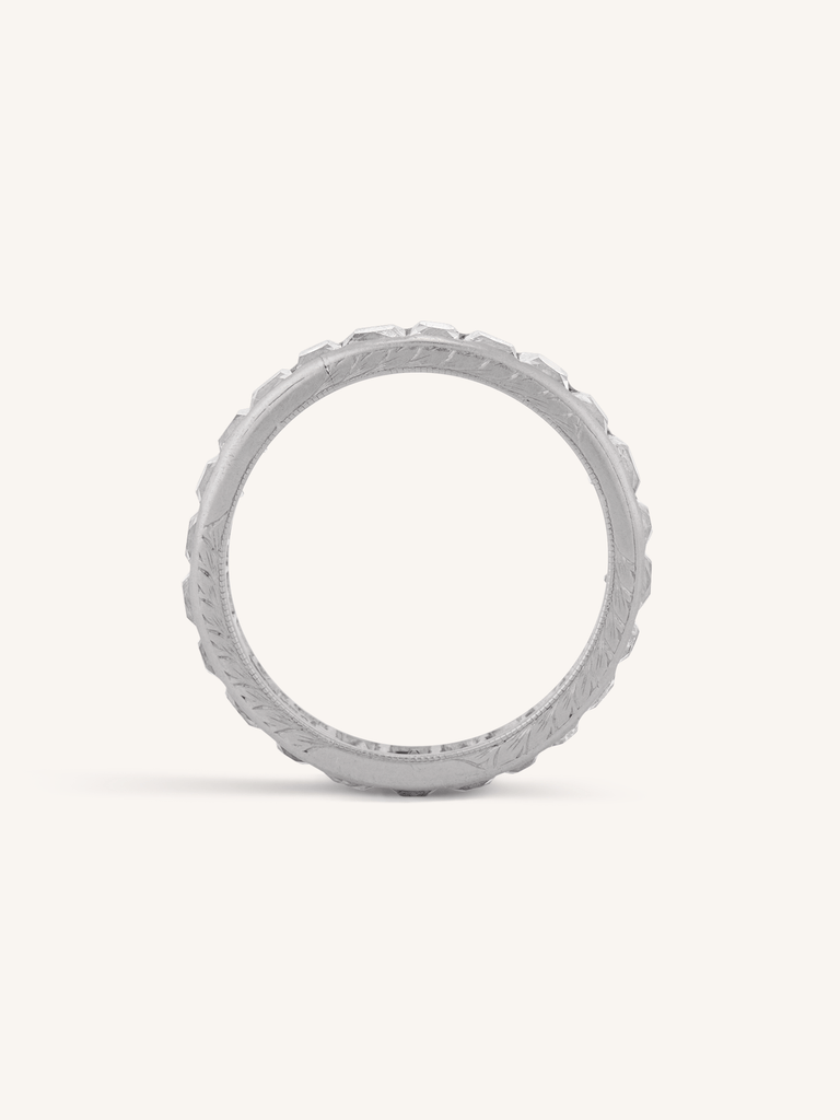 Tiffany & Co. Art Deco 1.60 Carat French Cut Diamond Vintage Eternity Band - Size 6