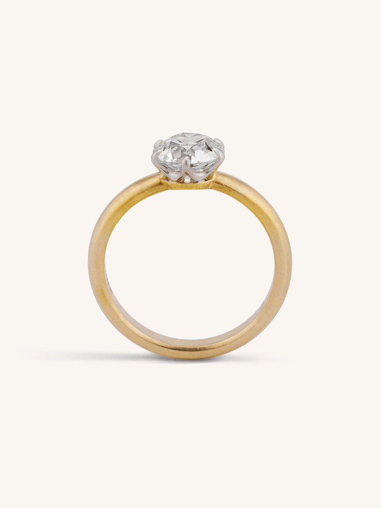Tiffany & Co. 1.53 Carat Old European Cut Diamond Six-Prong Solitaire Vintage Engagement Ring