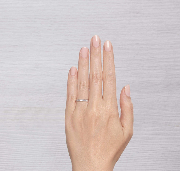 3 Carat Carre Cut Diamond Eternity Band