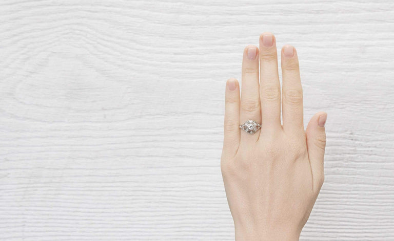 .30 Carat Edwardian Engagement Ring