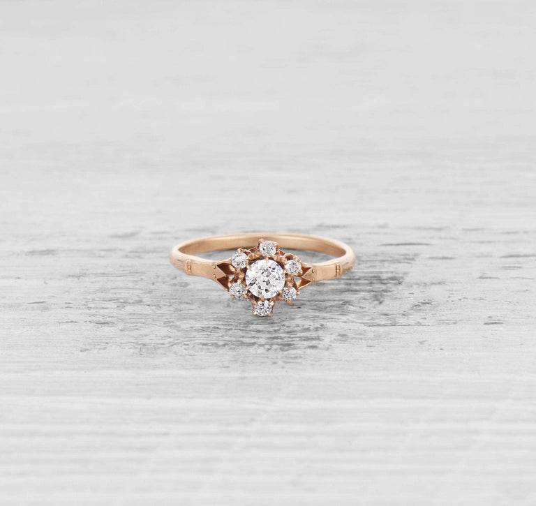 .30 CARAT VICTORIAN DIAMOND CLUSTER RING