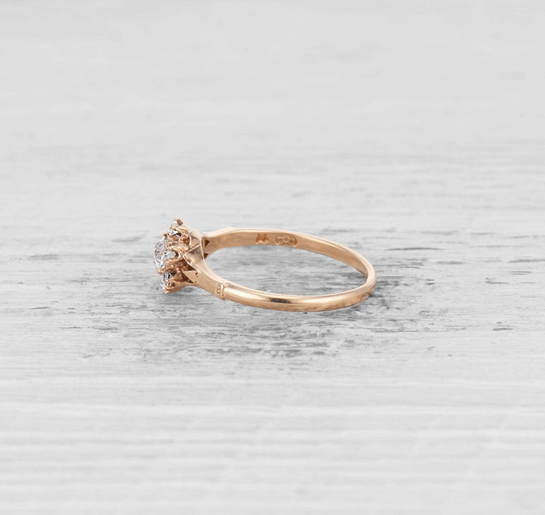 .30 CARAT VICTORIAN DIAMOND CLUSTER RING