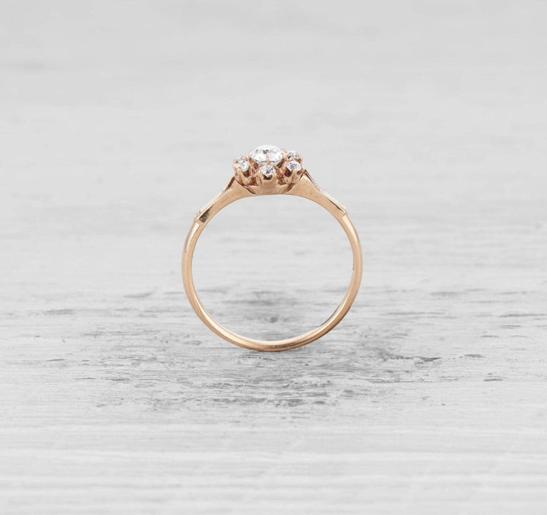 .30 CARAT VICTORIAN DIAMOND CLUSTER RING