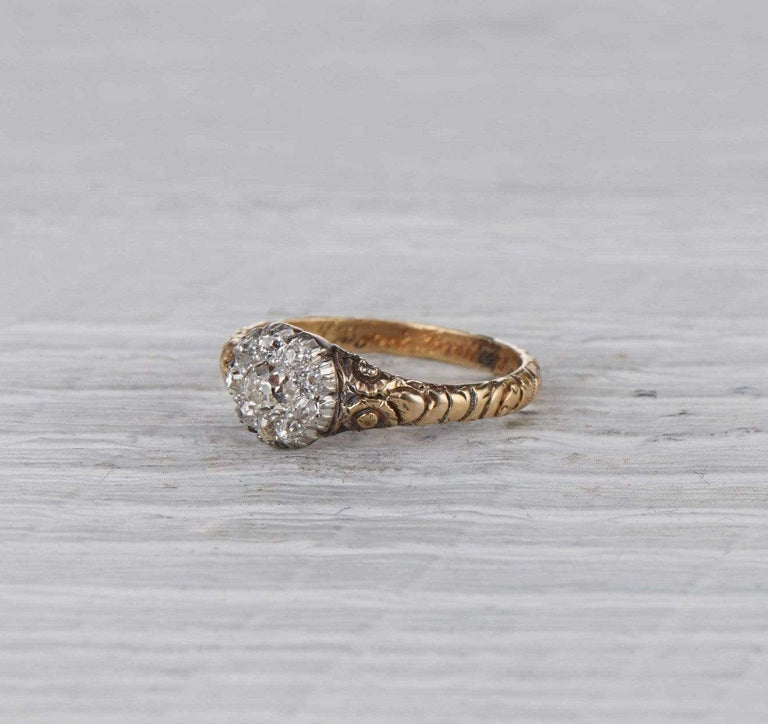 .30 Carat Victorian Diamond Cluster Ring