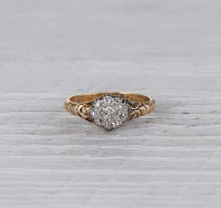 .30 Carat Victorian Diamond Cluster Ring