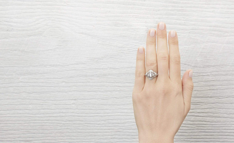 .31 Carat Edwardian Engagement Ring