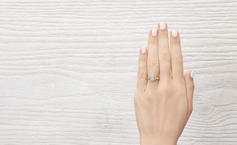 .32 Carat Edwardian Diamond Cluster Ring