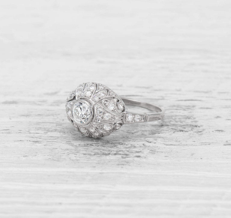 .35 CARAT EDWARDIAN DIAMOND ENGAGEMENT RING