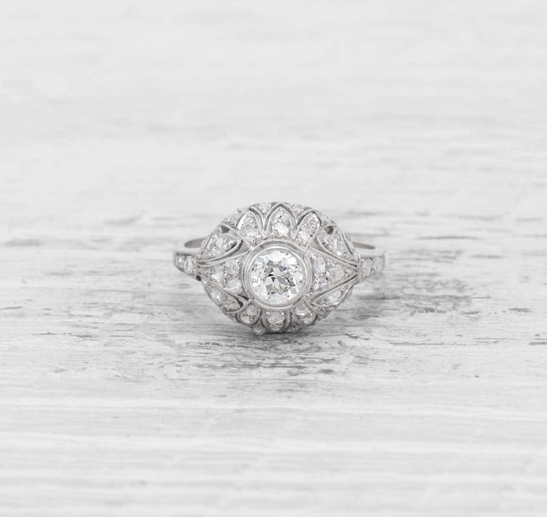 .35 CARAT EDWARDIAN DIAMOND ENGAGEMENT RING