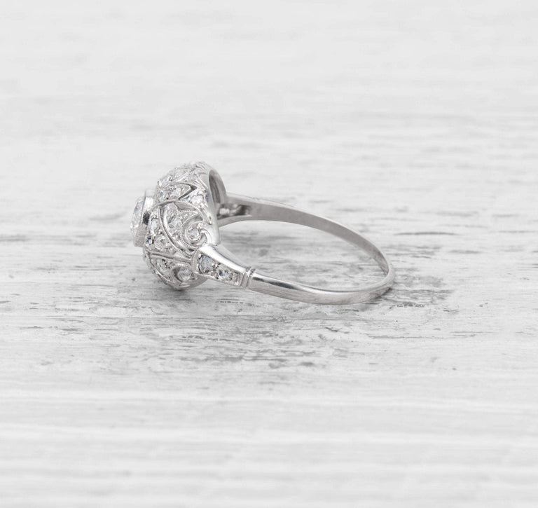 .35 CARAT EDWARDIAN DIAMOND ENGAGEMENT RING
