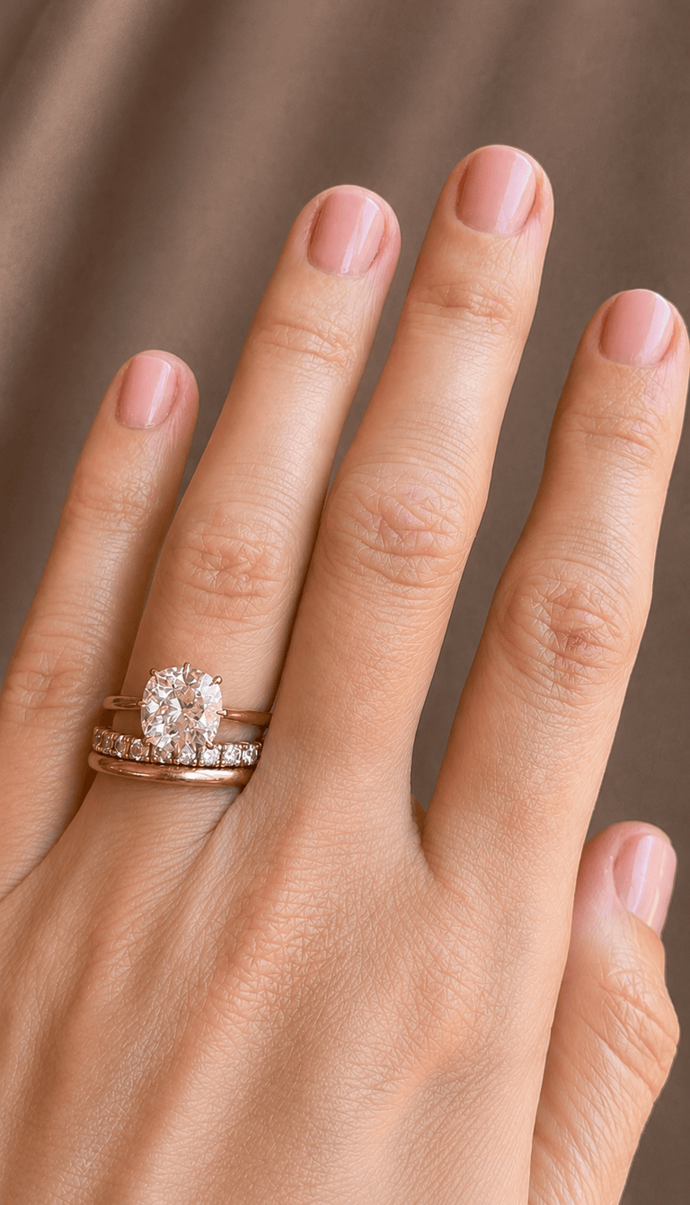 3 Carat Antique Old Mine Cushion Cut Diamond Solitaire 18K Gold Engagement Ring Astrid