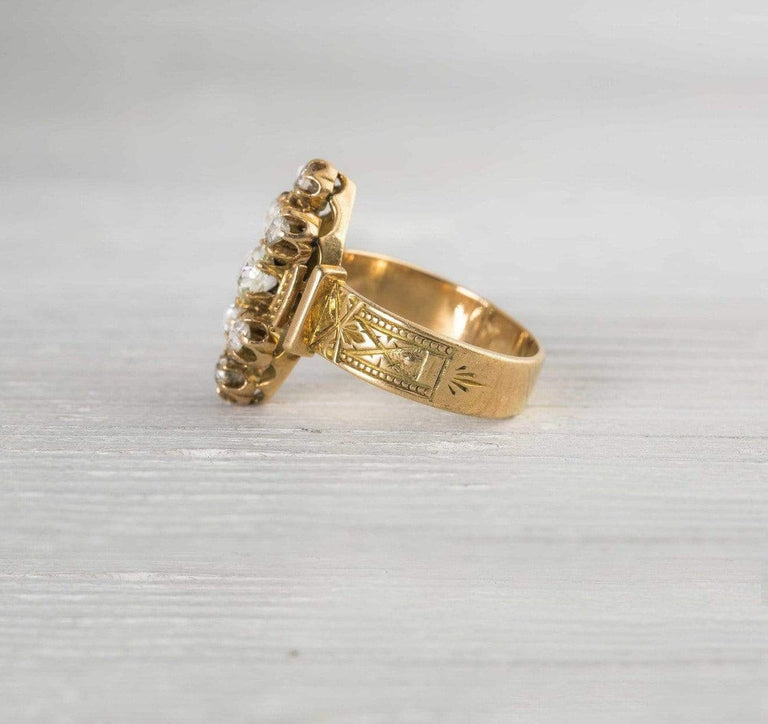 .40 Carat Antique Victorian Gold Engagement Ring