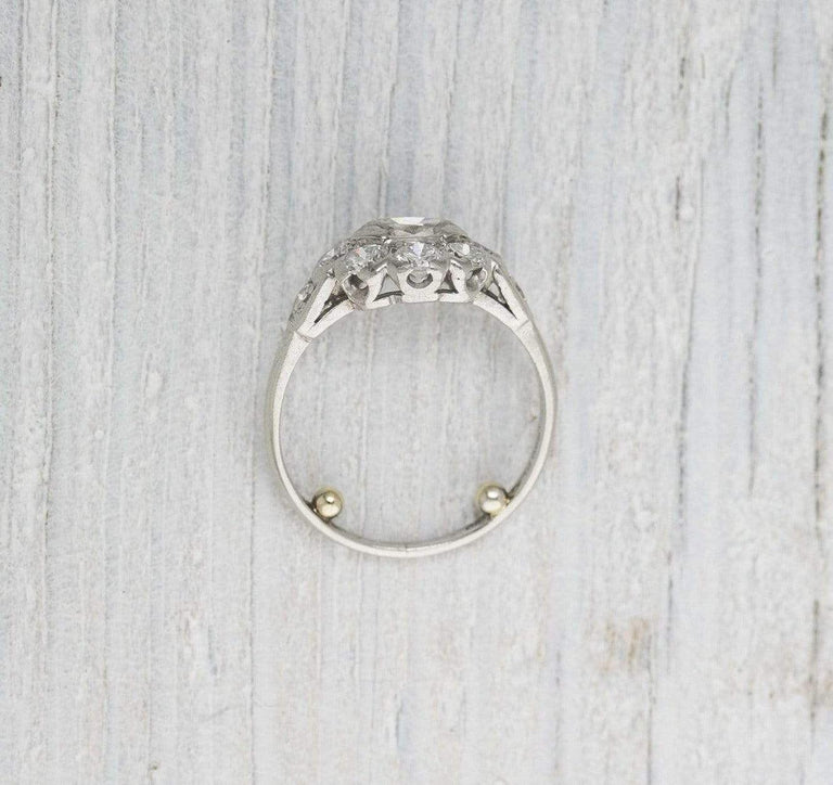 .40 Carat Vintage Art Deco Marquise Cut Engagement Ring