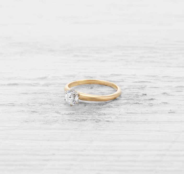 .44 CARAT TIFFANY & CO ANTIQUE DIAMOND SOLITAIRE ENGAGEMENT RING