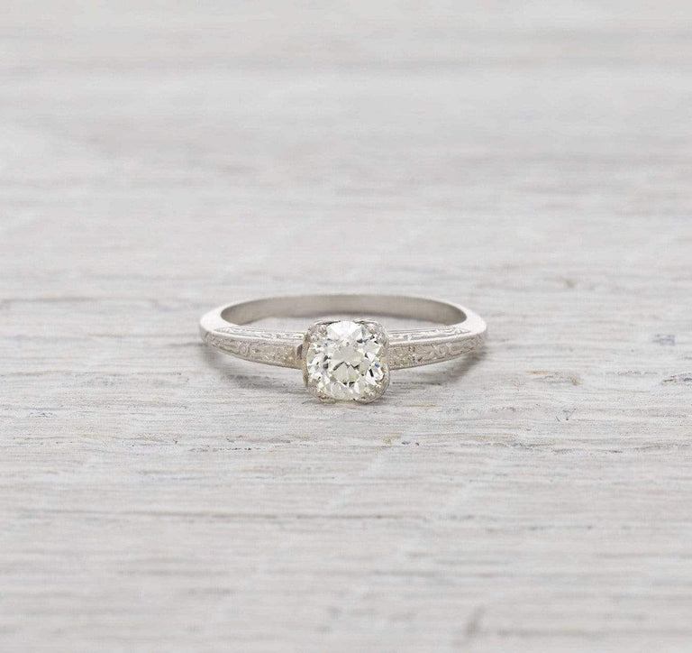.45 Carat Art Deco Engagement Ring