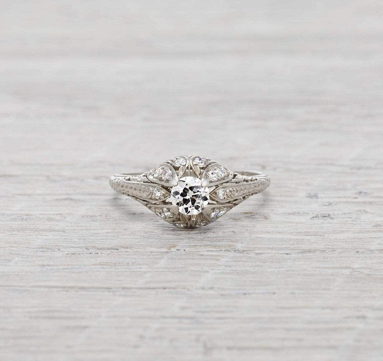 .45 Carat Diamond Edwardian Engagement Ring