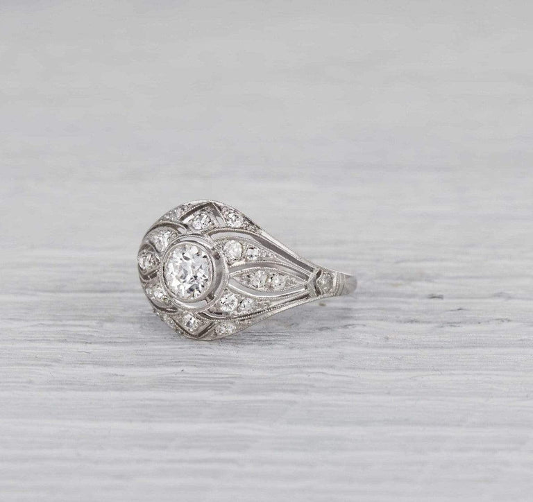 .45 Carat Early Art Deco Diamond Ring