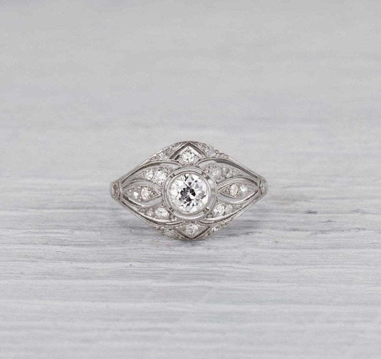 .45 Carat Early Art Deco Diamond Ring