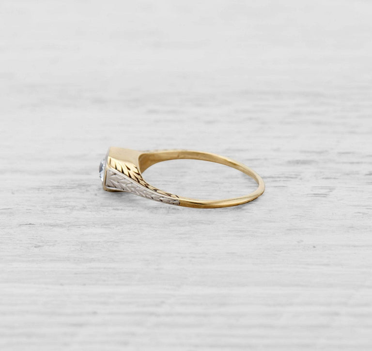 .45 CARAT EDWARDIAN DIAMOND ENGAGEMENT RING