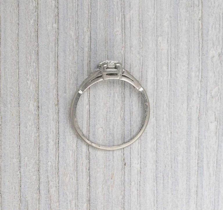 .45 Carat Vintage Diamond Art Deco Engagement Ring