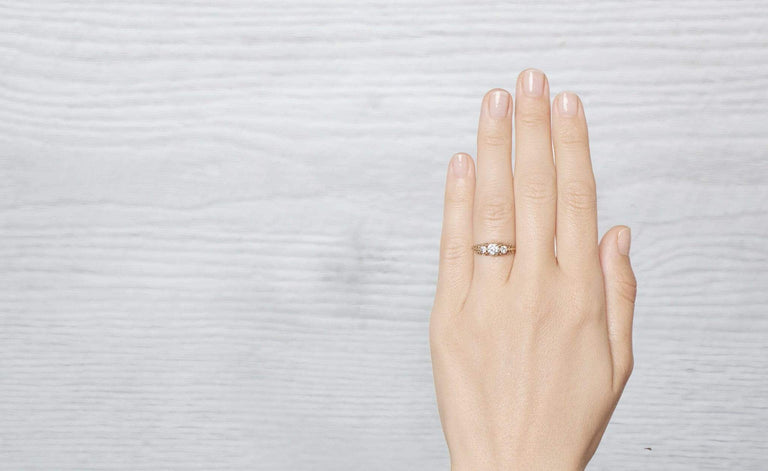 .49 Carat Victorian Three Stone Antique Ring