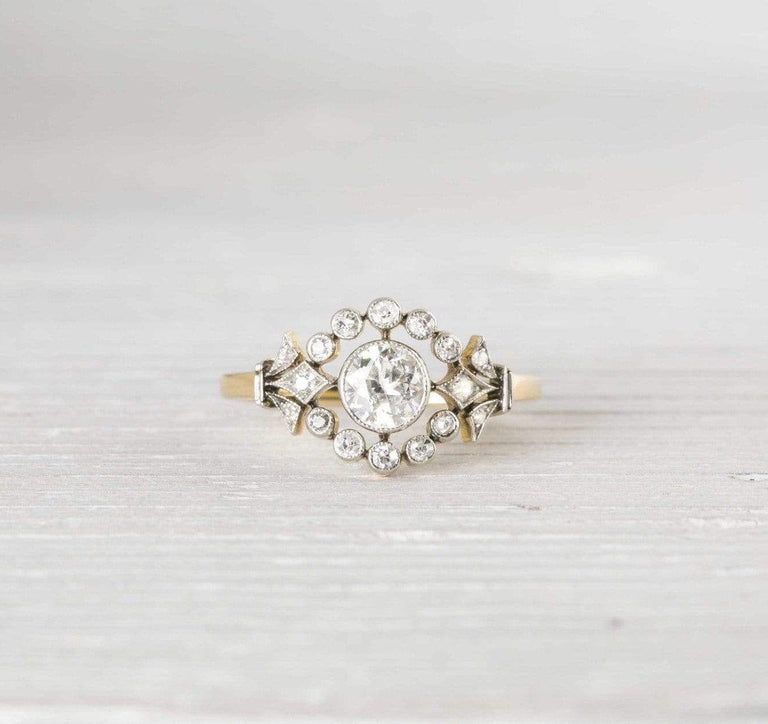 .50 Carat Antique Edwardian Diamond & Gold Engagement Ring
