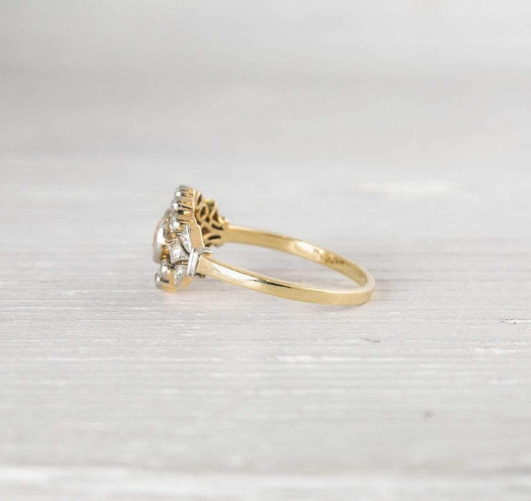 .50 Carat Antique Edwardian Diamond & Gold Engagement Ring
