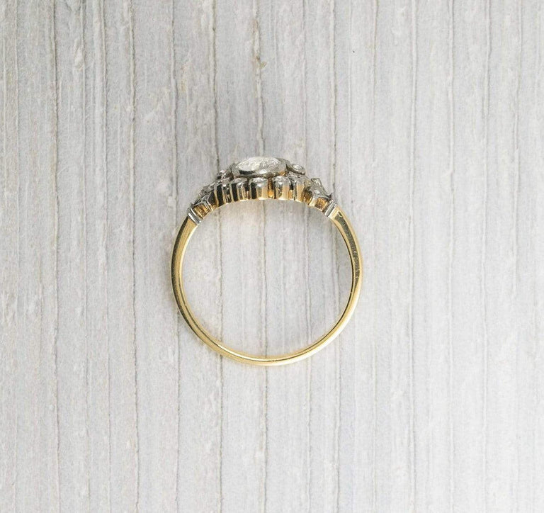 .50 Carat Antique Edwardian Diamond & Gold Engagement Ring