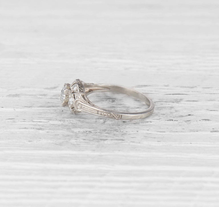 .50 CARAT ART DECO DIAMOND ENGAGEMENT RING