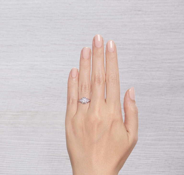 .50 CARAT ART DECO DIAMOND ENGAGEMENT RING